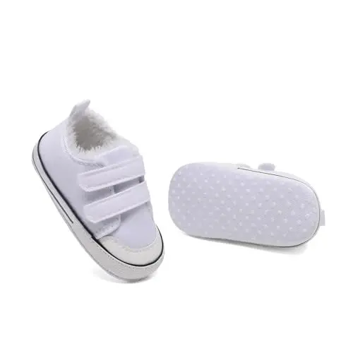 Baby Shoes,Infant Boys Girls Non-Slip Soft Sole Lightweight Sneakers,Unisex First Walking Shoes for 0-18 Months Toddler - 4