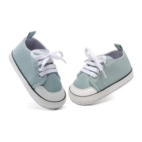 Baby Shoes,Infant Boys Girls Non-Slip Soft Sole Lightweight Sneakers,Unisex First Walking Shoes for 0-18 Months Toddler - 3
