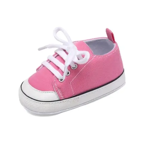 Baby Shoes,Infant Boys Girls Non-Slip Soft Sole Lightweight Sneakers,Unisex First Walking Shoes for 0-18 Months Toddler 