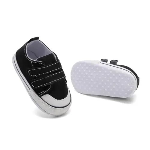 Baby Shoes,Infant Boys Girls Non-Slip Soft Sole Lightweight Sneakers,Unisex First Walking Shoes for 0-18 Months Toddler - 5