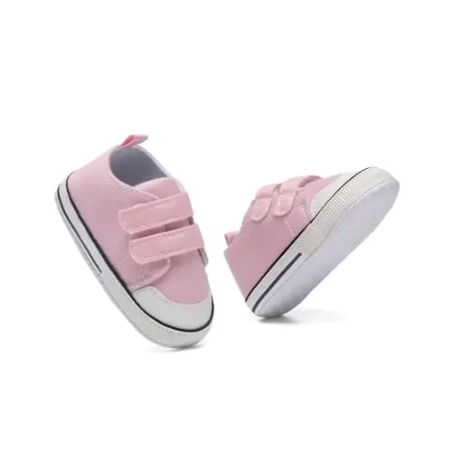 Baby Shoes,Infant Boys Girls Non-Slip Soft Sole Lightweight Sneakers,Unisex First Walking Shoes for 0-18 Months Toddler - 6