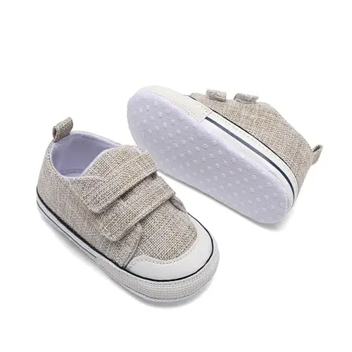 Baby Shoes,Infant Boys Girls Non-Slip Soft Sole Lightweight Sneakers,Unisex First Walking Shoes for 0-18 Months Toddler - 5