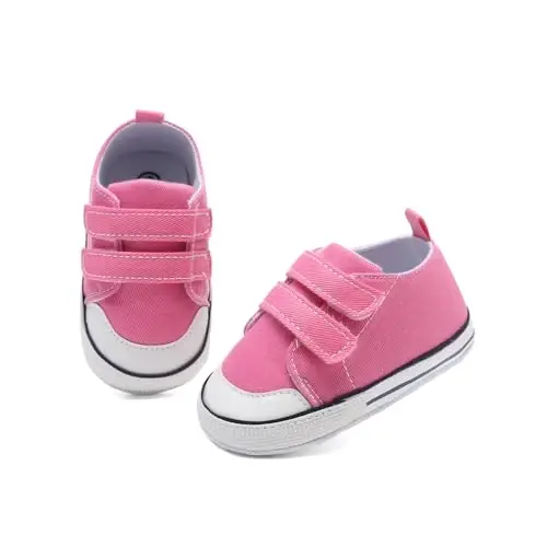 Baby Shoes,Infant Boys Girls Non-Slip Soft Sole Lightweight Sneakers,Unisex First Walking Shoes for 0-18 Months Toddler - 4