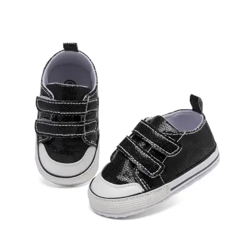 Baby Shoes,Infant Boys Girls Non-Slip Soft Sole Lightweight Sneakers,Unisex First Walking Shoes for 0-18 Months Toddler - 4