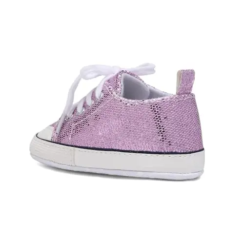 Baby Shoes,Infant Boys Girls Non-Slip Soft Sole Lightweight Sneakers,Unisex First Walking Shoes for 0-18 Months Toddler - 6