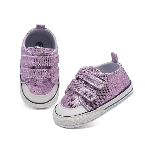 Baby Shoes,Infant Boys Girls Non-Slip Soft Sole Lightweight Sneakers,Unisex First Walking Shoes for 0-18 Months Toddler - 3