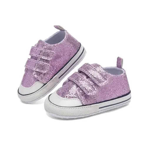 Baby Shoes,Infant Boys Girls Non-Slip Soft Sole Lightweight Sneakers,Unisex First Walking Shoes for 0-18 Months Toddler - 5