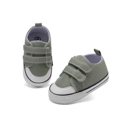 Baby Shoes,Infant Boys Girls Non-Slip Soft Sole Lightweight Sneakers,Unisex First Walking Shoes for 0-18 Months Toddler - 3