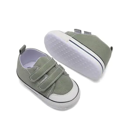 Baby Shoes,Infant Boys Girls Non-Slip Soft Sole Lightweight Sneakers,Unisex First Walking Shoes for 0-18 Months Toddler - 4