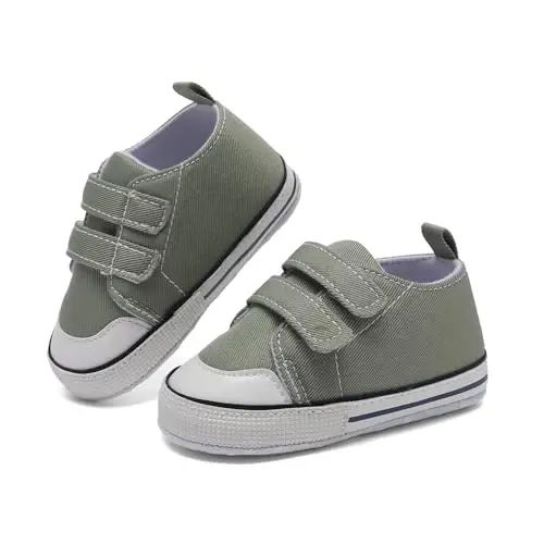 Baby Shoes,Infant Boys Girls Non-Slip Soft Sole Lightweight Sneakers,Unisex First Walking Shoes for 0-18 Months Toddler - 5