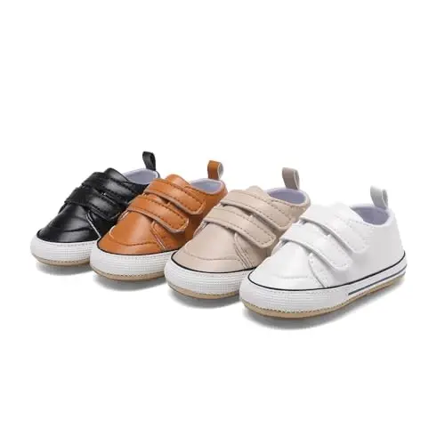 Baby Shoes,Infant Boys Girls Non-Slip Soft Sole Lightweight Sneakers,Unisex First Walking Shoes for 0-18 Months Toddler - 6
