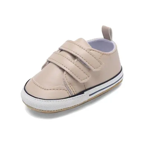 Baby Shoes,Infant Boys Girls Non-Slip Soft Sole Lightweight Sneakers,Unisex First Walking Shoes for 0-18 Months Toddler - 7