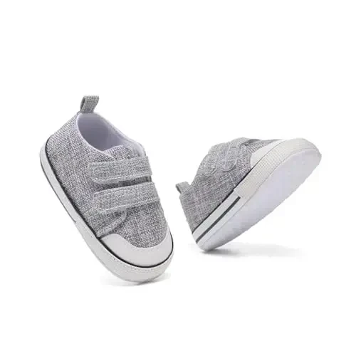 Baby Shoes,Infant Boys Girls Non-Slip Soft Sole Lightweight Sneakers,Unisex First Walking Shoes for 0-18 Months Toddler - 5