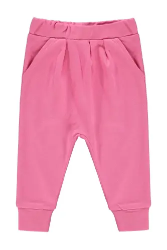 Baby Single Bottom Without Socks 6-24 Months Pink 