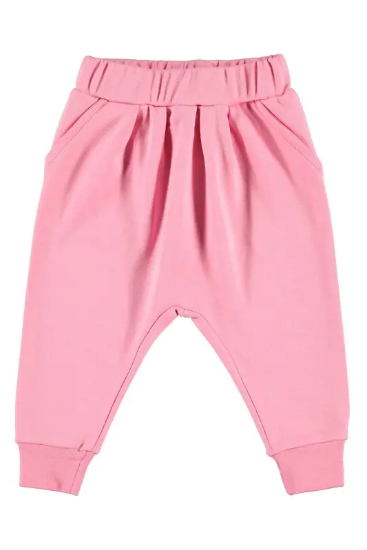 Baby Single Bottom Without Socks 6-24 Months Pink - 4