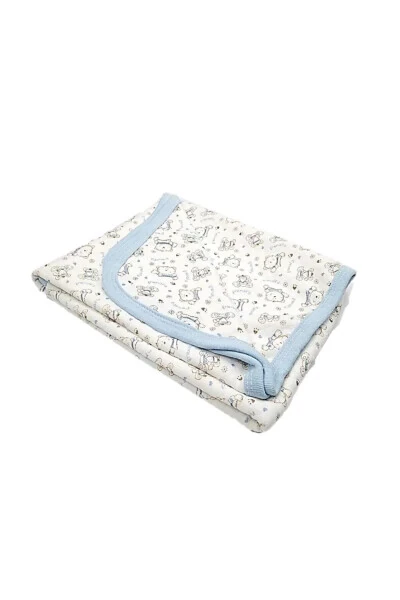 Baby Single Layer Quilted Blanket Swaddle 80x90 Cm - ENİA BABY