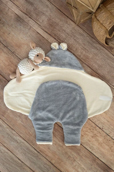 Baby Sleeping Bag (Swaddle) Grey - 3