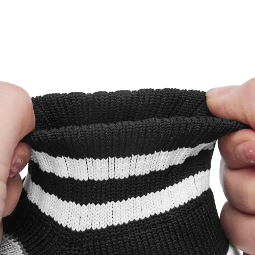 Baby Sock Shoes With Grip - Infant First Walker Shoes for Girls and Boys - Toddler Slipper Non Slip - 5