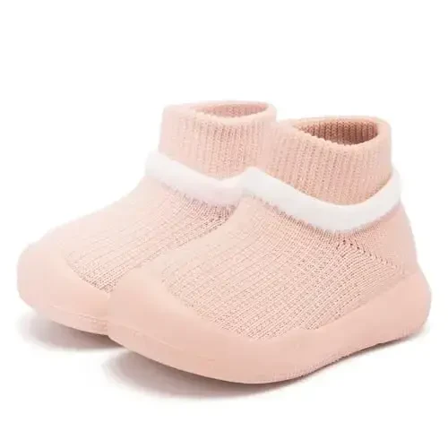 Baby Sock Shoes With Grip - Infant First Walker Shoes for Girls and Boys - Toddler Slipper Non Slip - BABY
