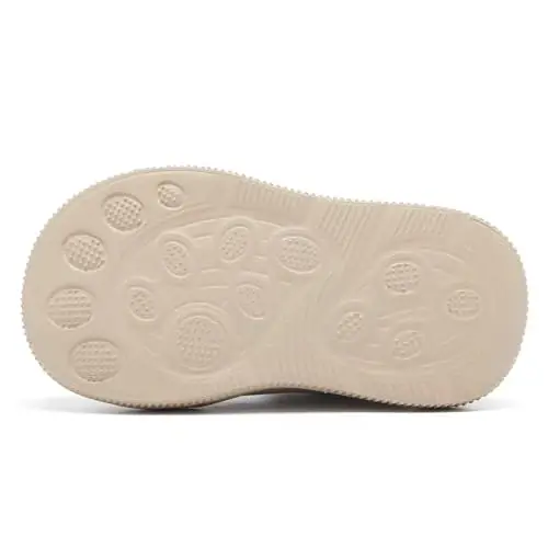 Baby Sock Shoes With Grip - Infant First Walker Shoes for Girls and Boys - Toddler Slipper Non Slip - 7
