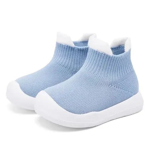 Baby Sock Shoes With Grip - Infant First Walker Shoes for Girls and Boys - Toddler Slipper Non Slip - 1