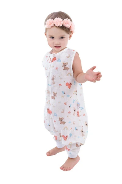 Baby Summer Spring Sleeping Bag Oeko-tex Certified Muslin 0.5 Tog - Genel Markalar