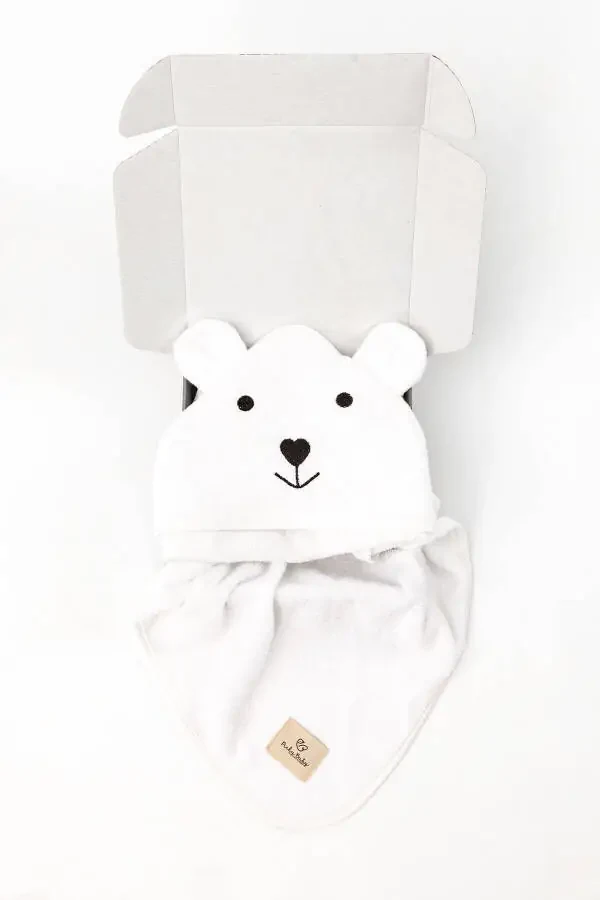 Baby Swaddle Towel - Natural Bamboo and Pure Cotton Blend with Hood - 21
