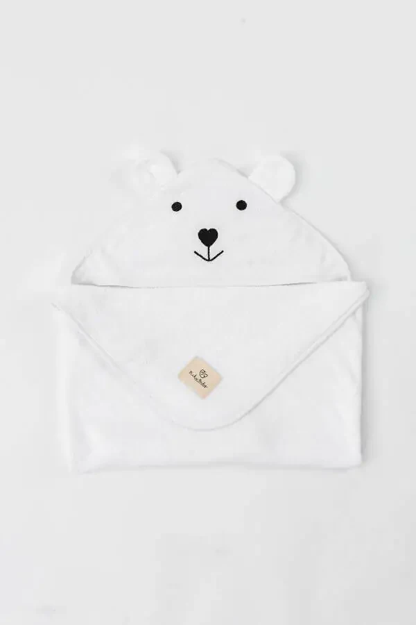 Baby Swaddle Towel - Natural Bamboo and Pure Cotton Blend with Hood - 8