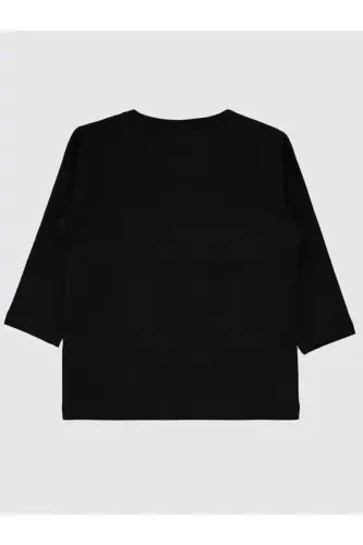 Baby Sweatshirt 6-18 Months Black - 1