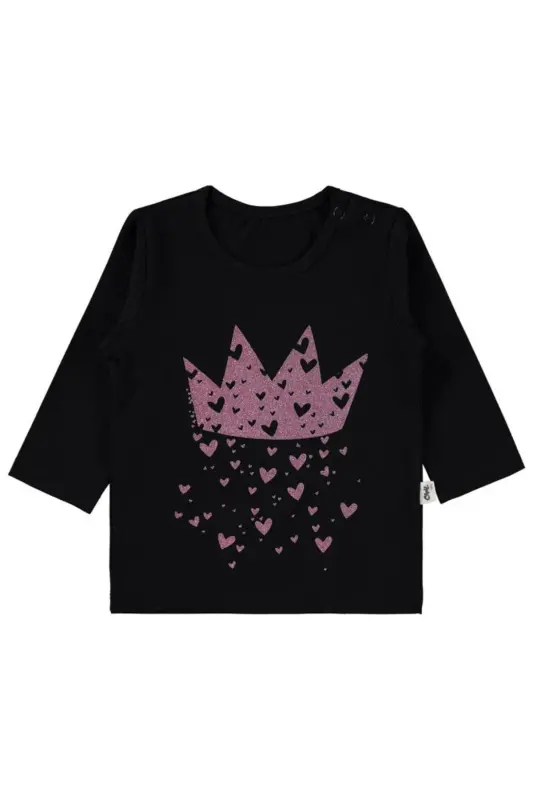 Baby Sweatshirt 6-18 Months Black - 2