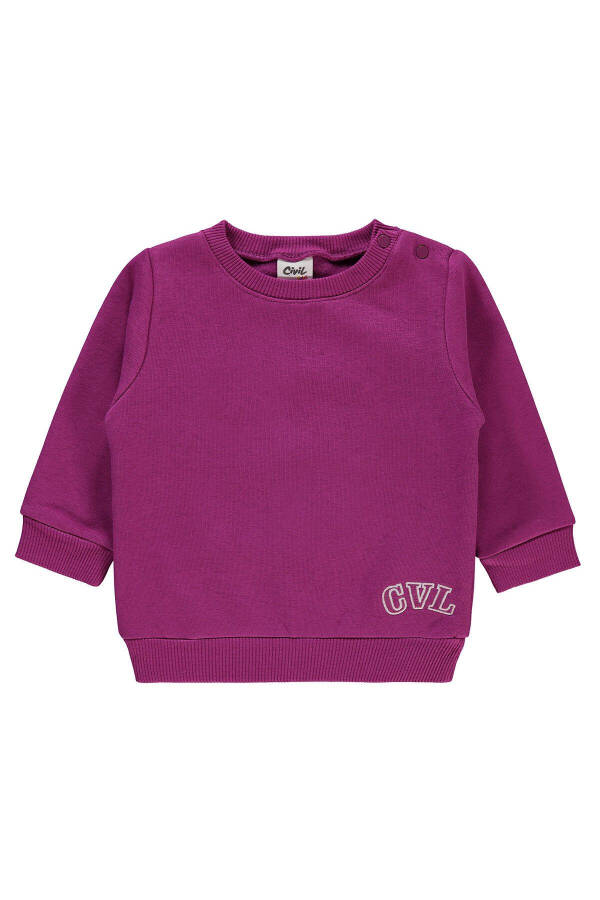 Baby Sweatshirt (6-18 Months), Orchid Purple - 10