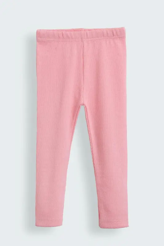 Baby Tights, Natural, Cotton, Leggings-Pink - MORSHEY