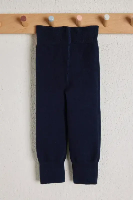 Baby Tights with Elastic Detail Navy Blue - KATIA & BONY