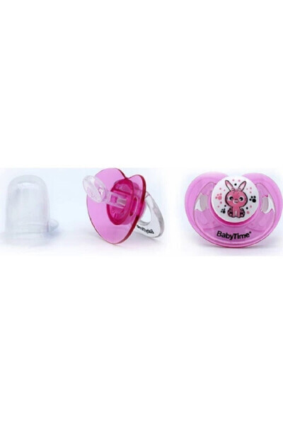 Baby Time 5-piece Blue Bottle And Pacifier Set Pink - 6