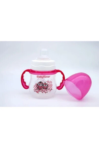 Baby Time 5-piece Blue Bottle And Pacifier Set Pink - 3