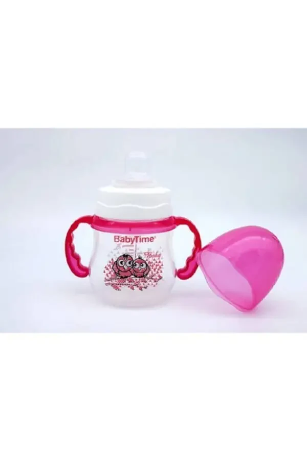 Baby Time 5-piece Blue Bottle And Pacifier Set Pink - 3