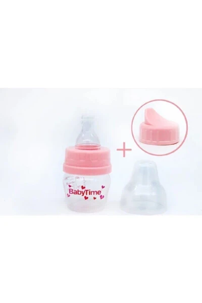 Baby Time 5-piece Blue Bottle And Pacifier Set Pink - 4