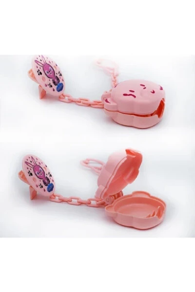 Baby Time 5-piece Blue Bottle And Pacifier Set Pink - 5