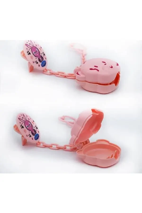 Baby Time 5'li Mavi Biberon Ve Emzik Seti Pembe - 5