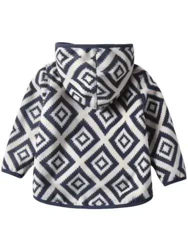 Baby Toddler Boys Girls Sherpa Fleece Lined Jacked Sweatshirt Fall Winter Autumn Warm Clothes with Hoodie - ACHIYI (1)