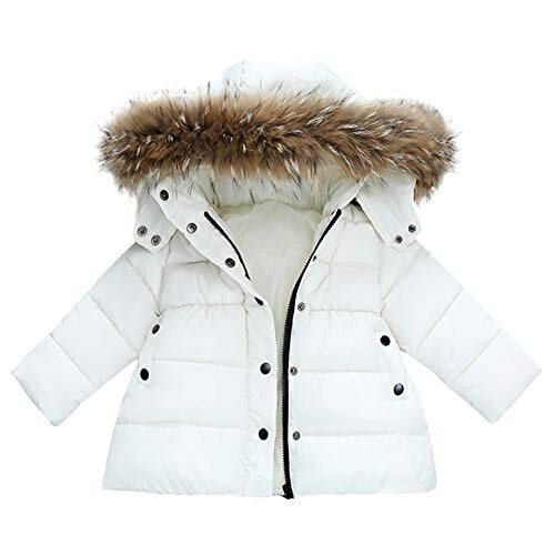 Baby Toddler Boys Girls Winter Jacket Coat Warm Clothes 1-6 Years Old Kids Fashion Long Sleeve Hoodie Outerwear - 1