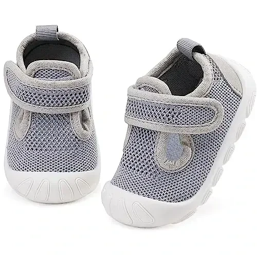 Baby Toddler Girls Boys Shoes Lightweight Breathable for Non Slip Infant First Walking Shoes Outdoor Toddler Sneakers Sandals 6 9 12 18 24 Months - Baby