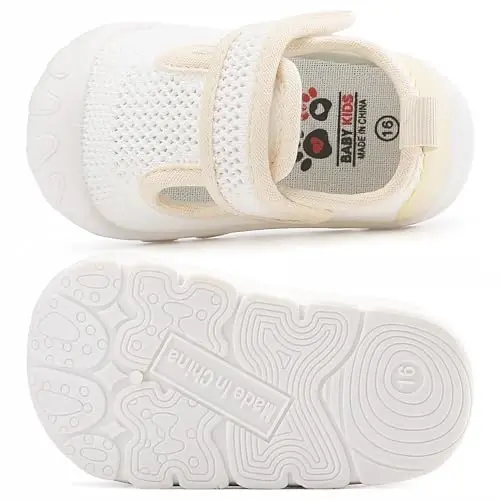 Baby Toddler Girls Boys Shoes Lightweight Breathable for Non Slip Infant First Walking Shoes Outdoor Toddlers Sneakers 6 9 12 18 24 Months - 2