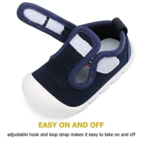 Baby Toddler Girls Boys Shoes Lightweight Breathable for Non Slip Infant First Walking Shoes Outdoor Toddlers Sneakers 6 9 12 18 24 Months - 3