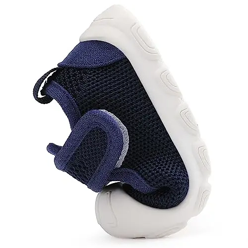 Baby Toddler Girls Boys Shoes Lightweight Breathable for Non Slip Infant First Walking Shoes Outdoor Toddlers Sneakers 6 9 12 18 24 Months - 4