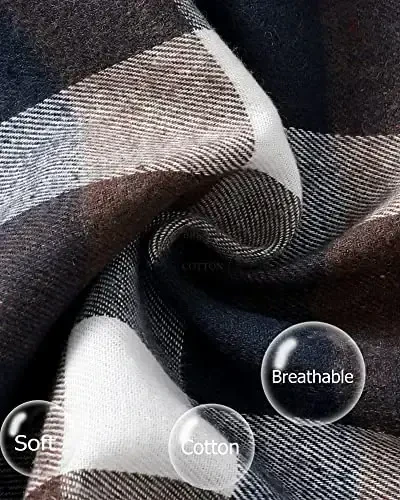 Baby Toddler o'g'il bolalar uzun qisma ko'ylak Flanel Buffalo katakli ko'ylaklar Tugmali kurtka Top Kiyim Kuz Qishki Kiyimlar - 6