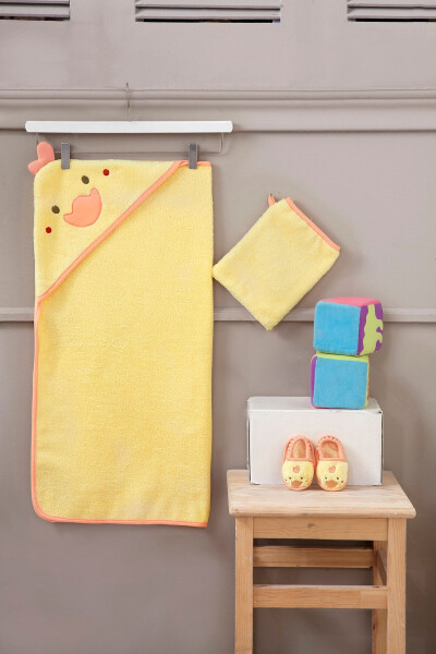 Baby Towel Swaddle Bag Set Little Duck - 1