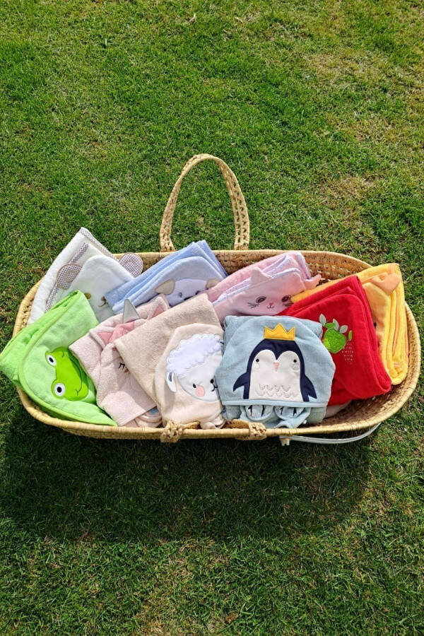 Baby Towel Swaddle Bag Set Little Duck - 6