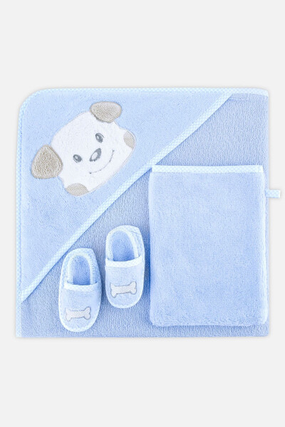 Baby Towel Swaddle Bag Set Puppy - 3