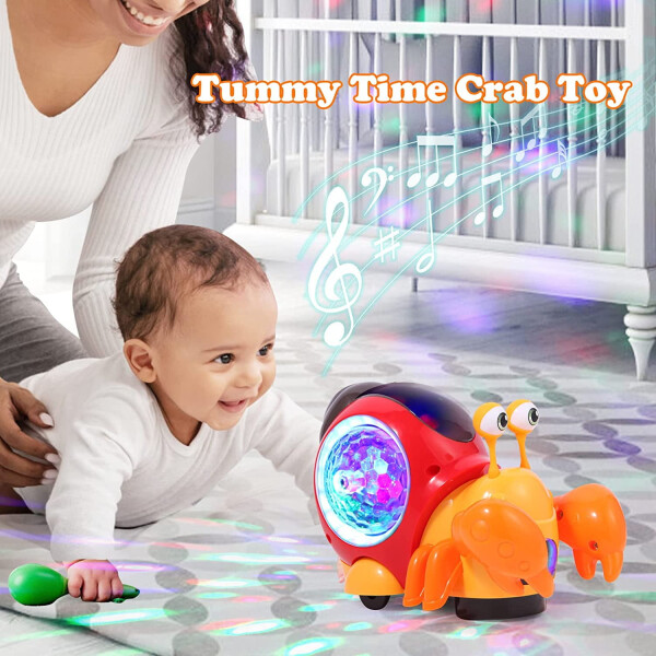 Baby Toys 6-12 Months, Musical Crab Crawling Toys, Educational Learning Toys, Toddler Toys for 12-24 Months - 9